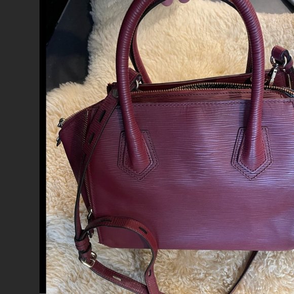 RARE Rebecca Minkoff Burgundy Crossbody Satchel - Picture 3 of 4